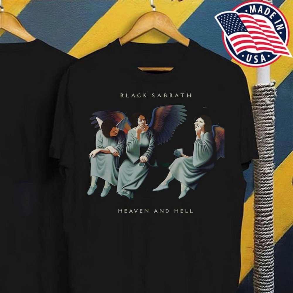 Black Sabbath Heaven & Hell T-shirt,black Sabbath 90s Gift Tee For Men Women Uni